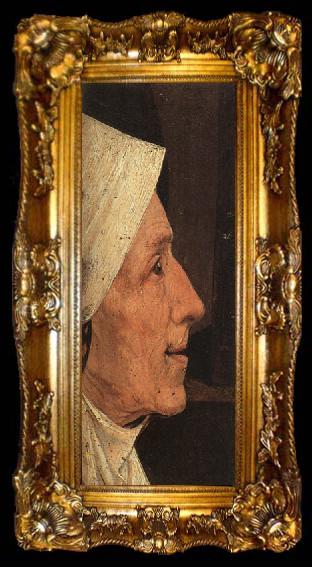 framed  BOSCH, Hieronymus Head of a Woman, ta009-2